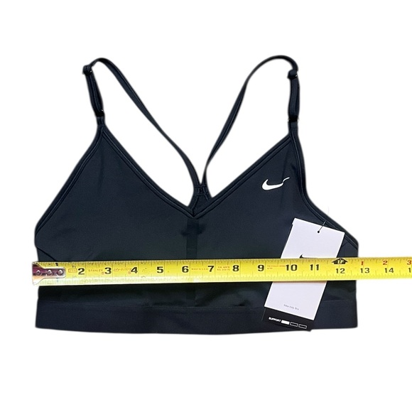 New! Nike Dri-FIT Indy Sports Bra Medium with Adjustable Straps in Black - Picture 3 of 8